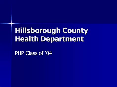 Hillsborough County Health Department