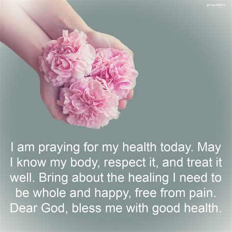 Prayer For Good Health