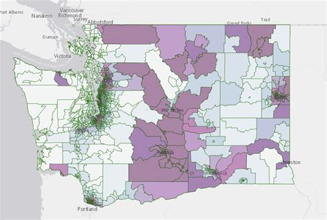 Washington Map Of Health Disparities